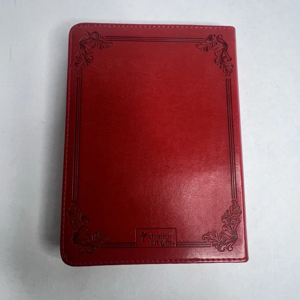 Red Faux Leather Jer 29:11 Blank Gift Journal I Know The Plans I Have For You